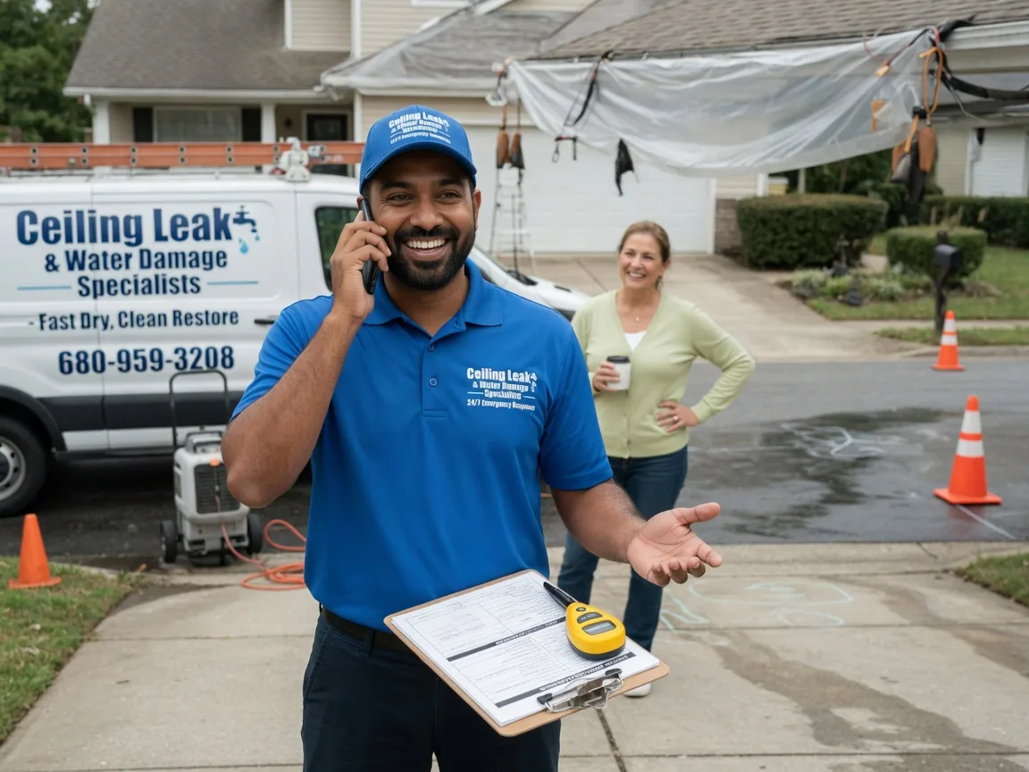 Ceiling Leak Cleanup Middleburg, NC FAQs